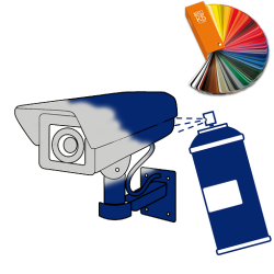 Volitelná barva kamery (velká kamera)